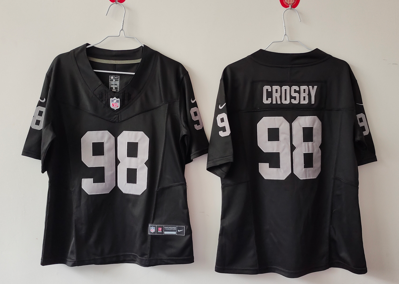 Youth Las Vegas Raiders #98 Maxx Crosby Black 2025 F.U.S.E. Vapor Untouchable Limited Stitched Football Jersey
